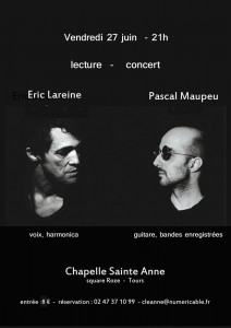 lecture-concert ,Eric Lareine - Pascal Maupeu